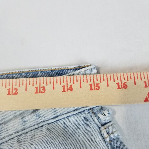 Lucky Brand Jeans Womens 6 28R Light Wash Drew Mom High Rise Tapered Denim Pants - Picture 12 of 15